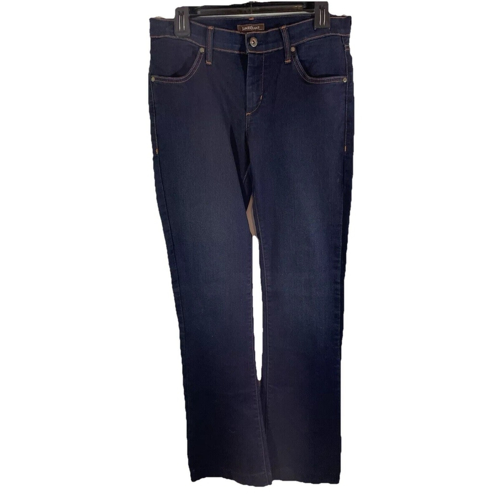 NWOT James Jeans Juliette Low Rise Dark Wash Straight Leg Stretch Jeans Sz 32